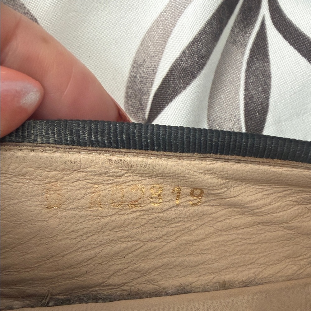 CHANEL Black Leather Cap-Toe Bow Ballet Flats - Picture 12 of 13